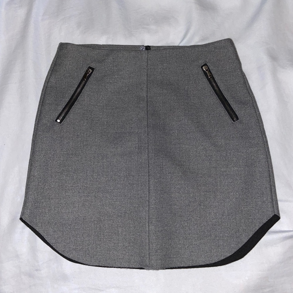 🩶Gray Contemporary Pencil Skirt / Mini Skirt